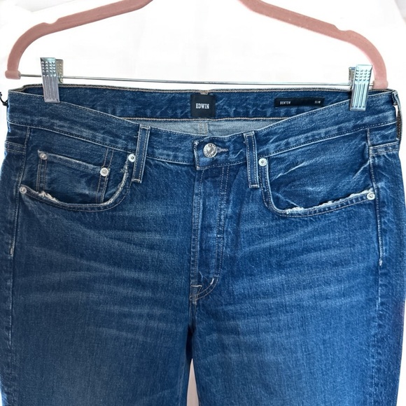 EDWIN Benton Slim Fit Gravity Jeans Size 32 Raw Hem | NWT
⸻ - Picture 7 of 8